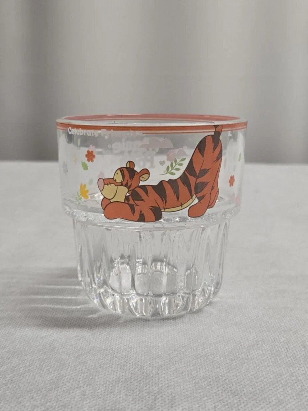 Disney Set Of 4 Winnie The Pooh Glasses Celebrate Friends